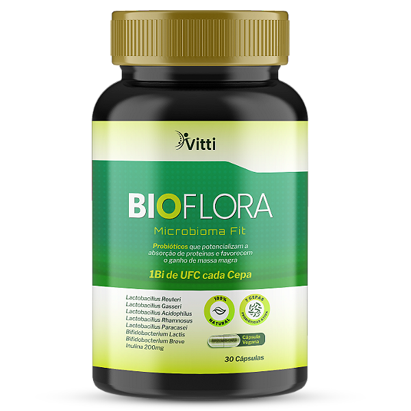 Bio Flora Probióticos 30 Cápsulas