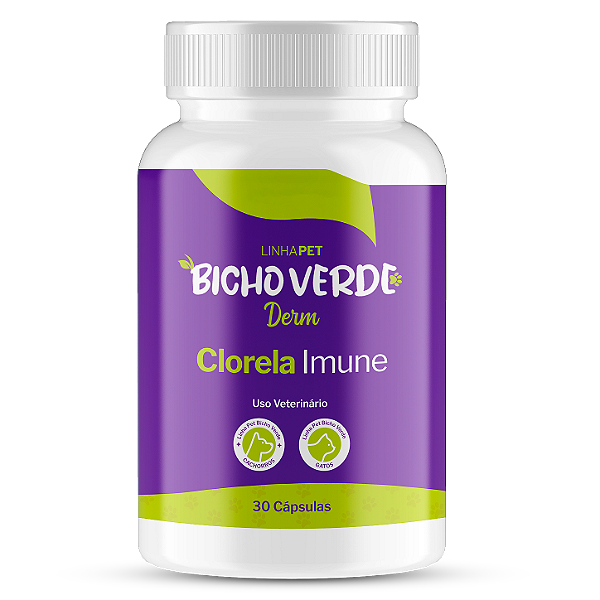 Clorela Imune - 30 cápsulas | Bicho Verde GLNC