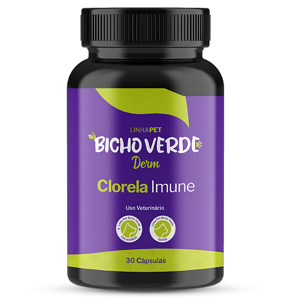 Clorela Imune - 30 cápsulas | Bicho Verde GLNC
