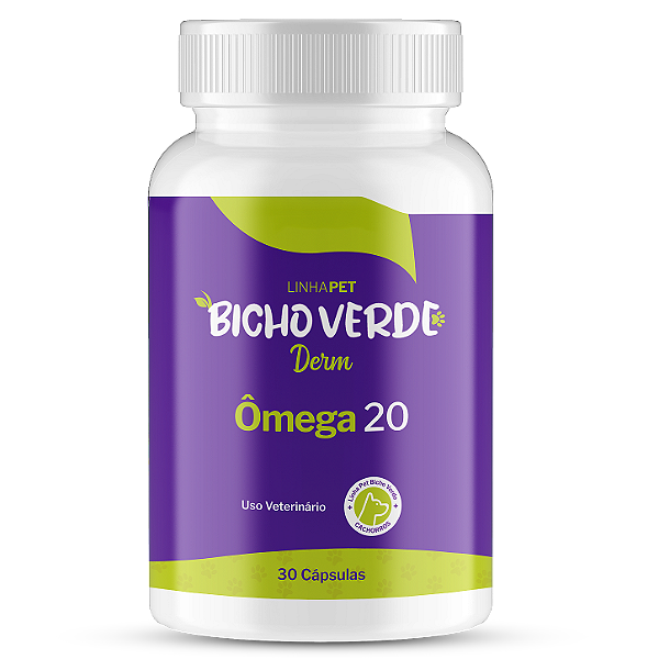 Ômega 20 Pet - 30 cápsulas | Bicho Verde GLNC