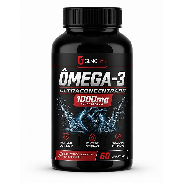 ÔMEGA-3 ULTRACONCENTRADO 1000mg | 60 Cápsulas GLNC FARMA