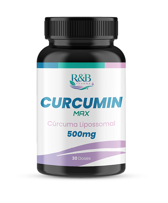 Curcumin Max – Cúrcuma Lipossomal 500 mg 30 Cápsulas R&B Pharma