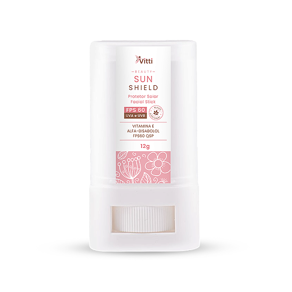 Sun Shield 12g - Protetor Solar Facial FPS 60 Vitti Beauty