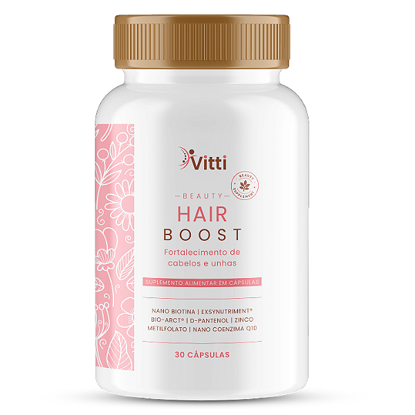 Hair Boost 30 Cápsulas Vitti Beauty