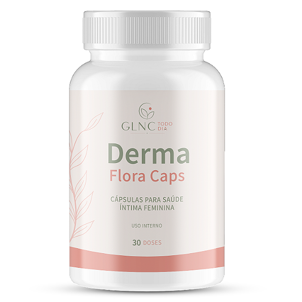 Derma Flora Caps 30 Cápsulas GLNC Todo dia