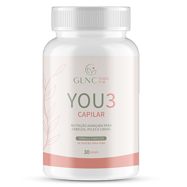 YOU3 2X + Biotina e Siliciumax® 30 Doses GLNC Todo dia