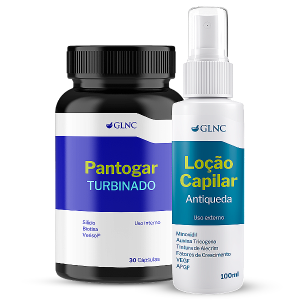 Combo Hair - Pantogar Turbinado + Loção Capilar