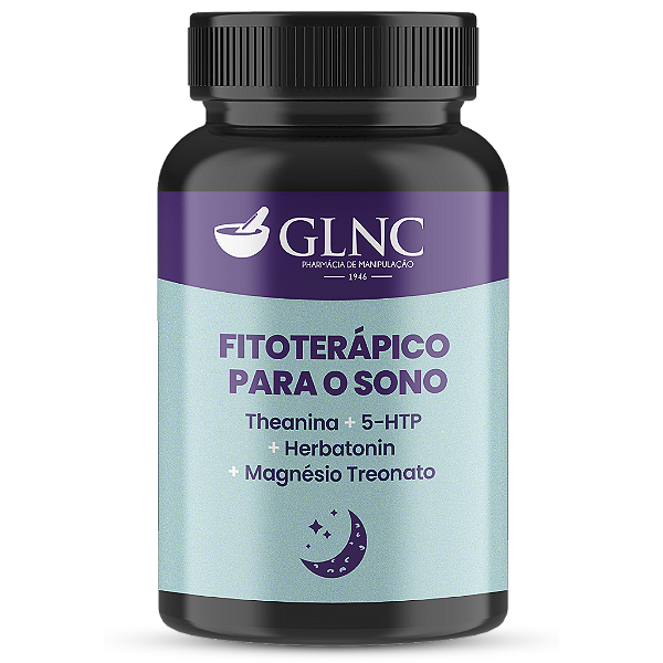 Fitoterápico para o Sono com Theanina + 5-HTP + Herbatonin + Magnésio Treonato