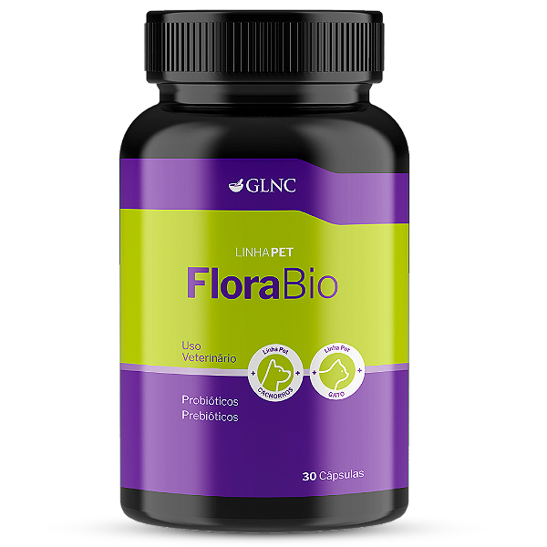 FloraBio – Prebióticos & Probióticos Pet - 60 Cápsulas | Bicho Verde GLNC