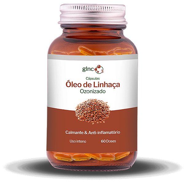 Óleo de Linhaça Ozonizado em Cápsulas GLNC O³
