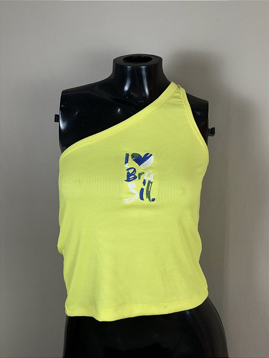 Cropped Brasil - Nula manga - I Love Brasil