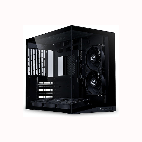 Gabinete Gamer Lian Li O11 Dynamic Mini V2 Flow – Preto (Inclui 5 Fans)