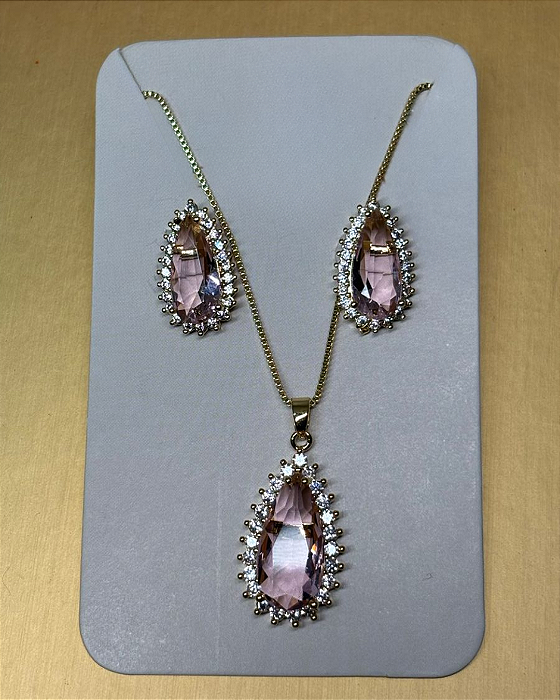 Conjunto Gota Rosé Royale