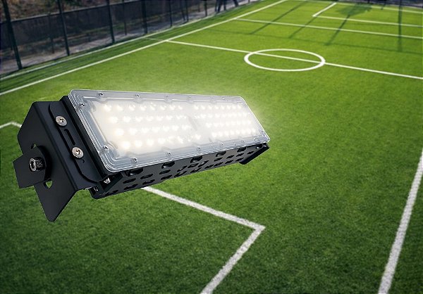 REFLETOR LED MODULAR 50W = 01X 50W 6500K - BRANCO FRIO - ALTA POTENCIA - 05.000 LUMENS - IP67