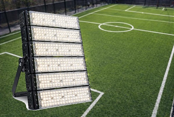REFLETOR LED MODULAR 300W = 06X 50W 6500K - BRANCO FRIO - ALTA POTENCIA - 30.000 LUMENS - IP67