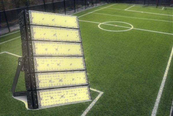 REFLETOR LED MODULAR 300W = 06X 50W 3000K - BRANCO QUENTE - ALTA POTENCIA - 30.000 LUMENS - IP67