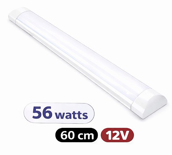 LUMINÁRIA LED AUTOMOTIVA 12 VOLTS - 56 WATTS - 60 CM