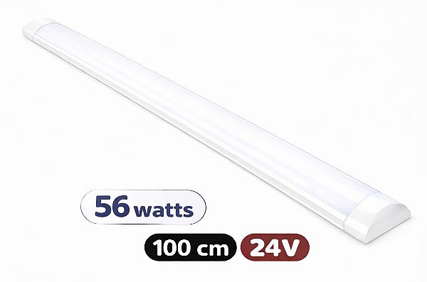 LUMINÁRIA LED AUTOMOTIVA 24 VOLTS - 56 WATTS - 100 CM