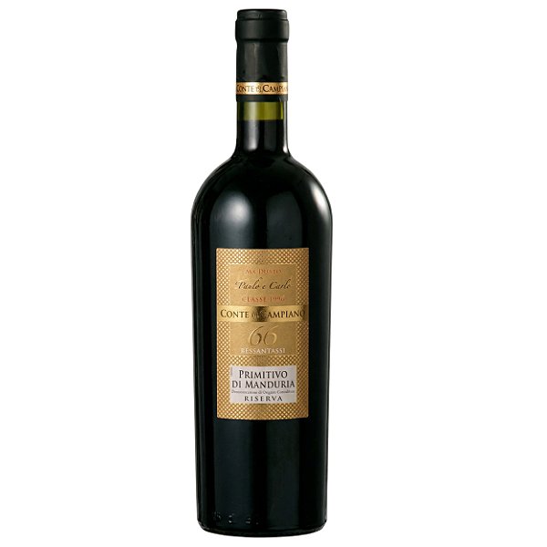 Tinto Primitivo di Manduria Riserva Conte di Campiano 2020 DOC 750ml