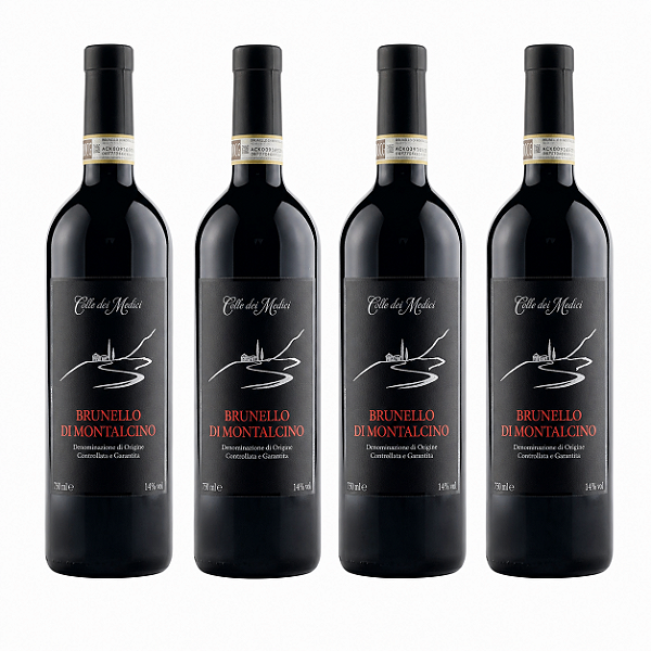 Combo 4x Vinho Tinto Brunello di Montalcino DOCG Colle dei Medici 750ml