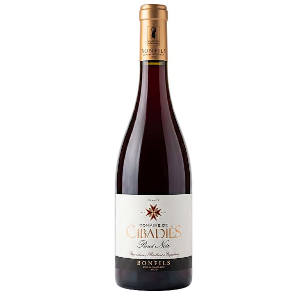 Tinto Pinot Noir IGP Pays d’Oc Domaine de Cibadiès Bonfils 750 ml