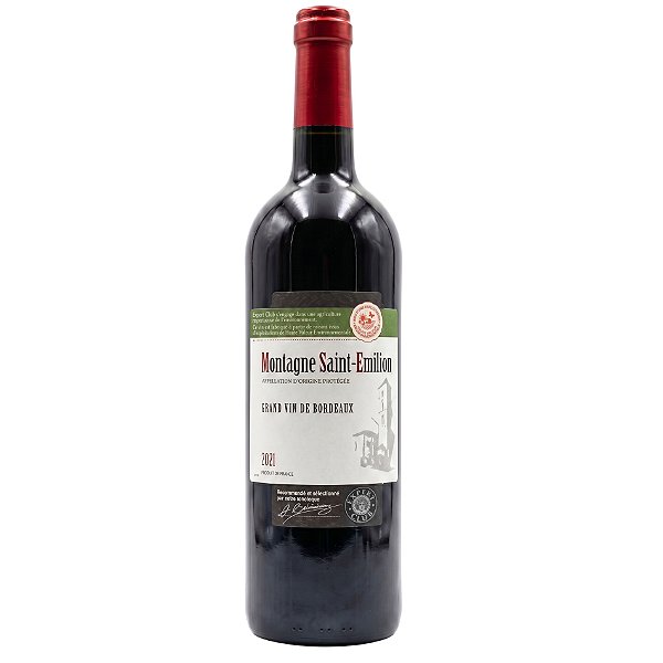 Tinto Merlot Montagne Saint-Émilion AOP Expert Club 750 ml