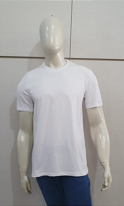Camiseta Algodão Super Cotton Comfort - BRANCA