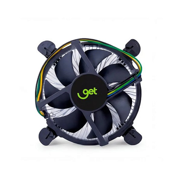 Cooler Para Processador Intel, Get, 65W, 2400 RPM, LGA 1150/1151/1155/1156/1700, Preto - 72331