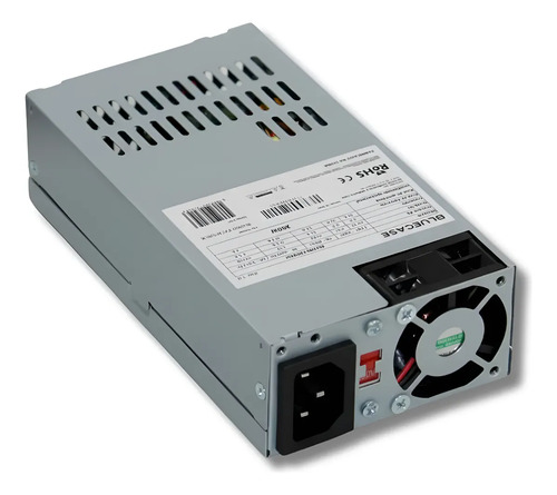 Fonte ATX Slim Flex 1U 200W, Bluecase, Bivolt Manual, Sem Cabo, Prata, OEM - BLU200-FXCM1U