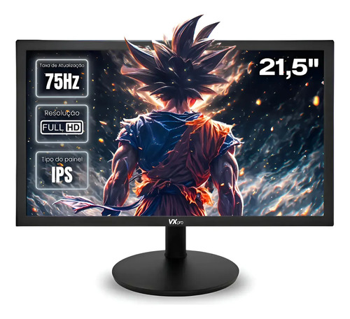 Monitor 21.5" HD, Vx Pro, 75Hz, 5ms, VGA e HDMI, VESA, Preto - VX215X