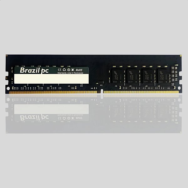 Memória RAM Para Desktop DDR4, 8GB, 2666MHz, Brazil PC, CL19, Preto, OEM - BPC2666D4CL19I/8G