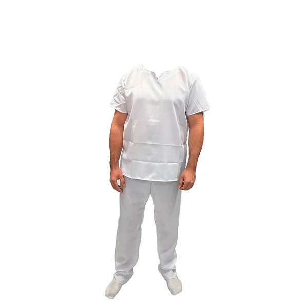 Conjunto Oxford Branco e Preto Umbanda
