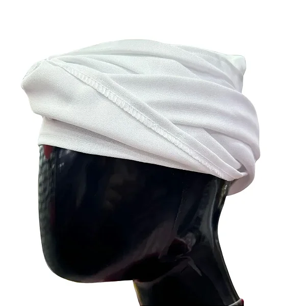 Pano de Cabeça Oxford Branco e Preto