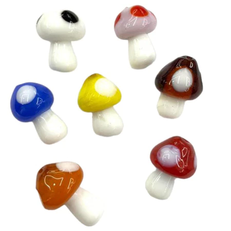 Cogumelos passantes em murano