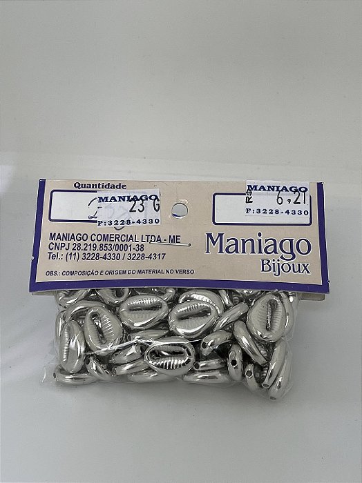 Pingente de Búzios (Dourado/Prata) - 25g