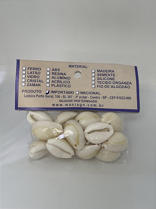 Búzios Natural com Furo - 25g