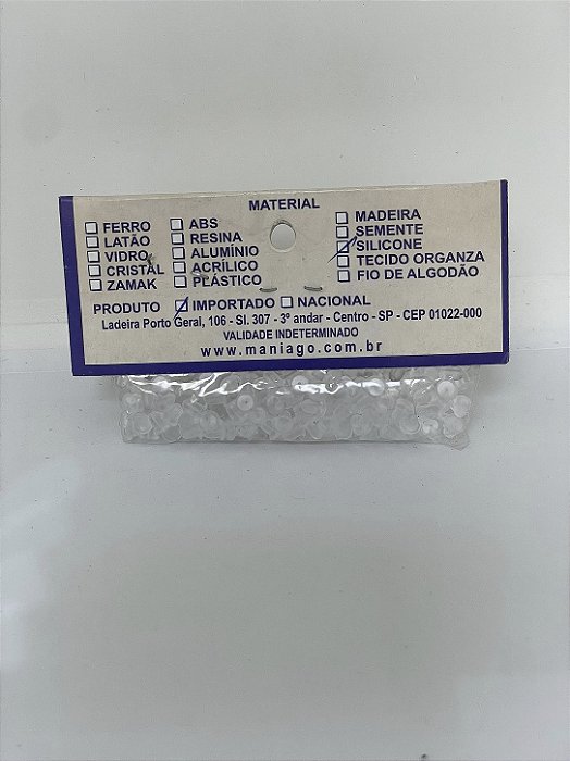 Tarraxas de Silicone - 100 unidades