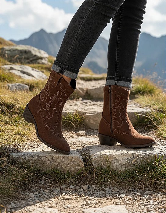 Bota feminina Moleca Boiadeira Country Fazenda 5353.201