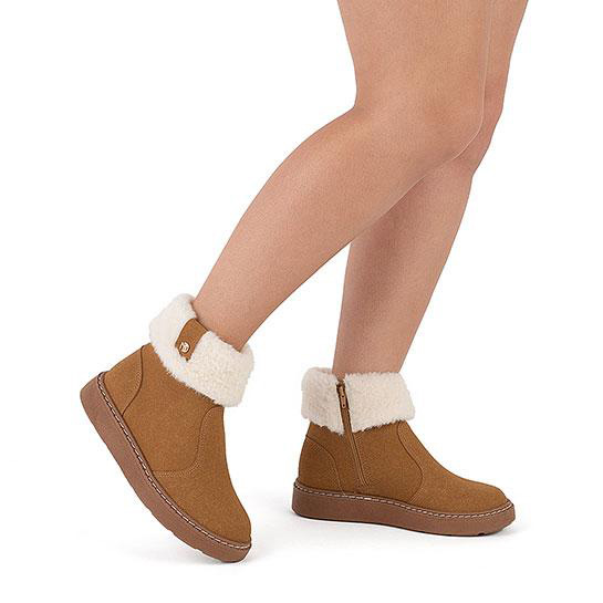 Bota Feminina Inverno Peluciada Confortável Modare 7088.102