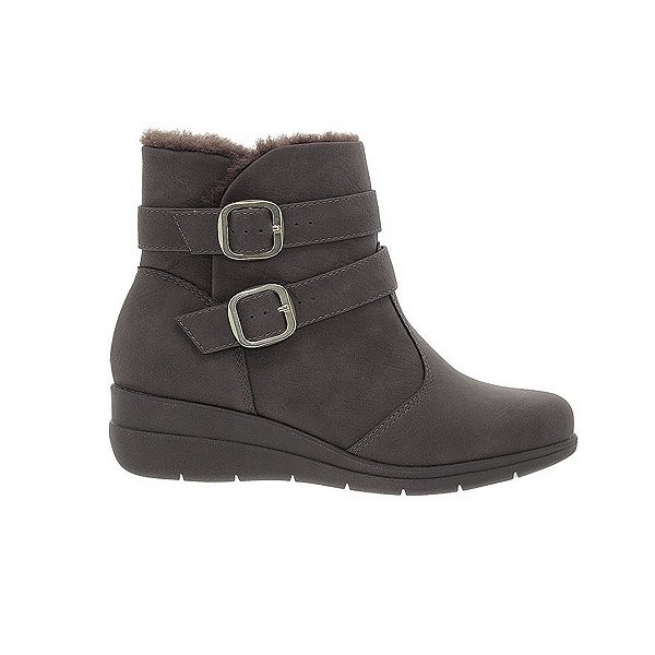 Bota Cano Curto Feminina Peluciada Anabela Modare 7085.206