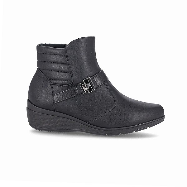 Bota Piccadilly anabela cano curto Maxy Therapy 117107-13