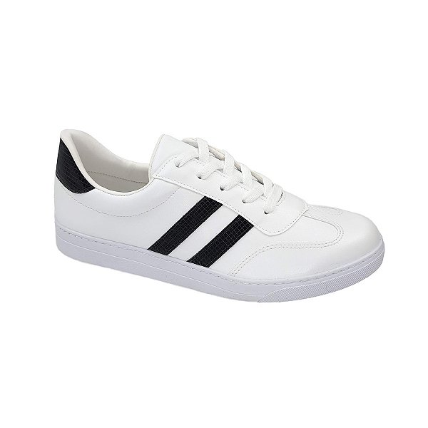 Tenis casual feminino branco tamanhos especiais TN37