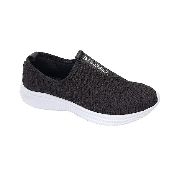 Tênis Meia feminino Calce fácil SlipOn tamanho especial NJ01