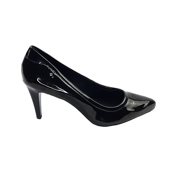 Scarpin Salto Fino Médio  Bico Fino Tamanho Especial 421603