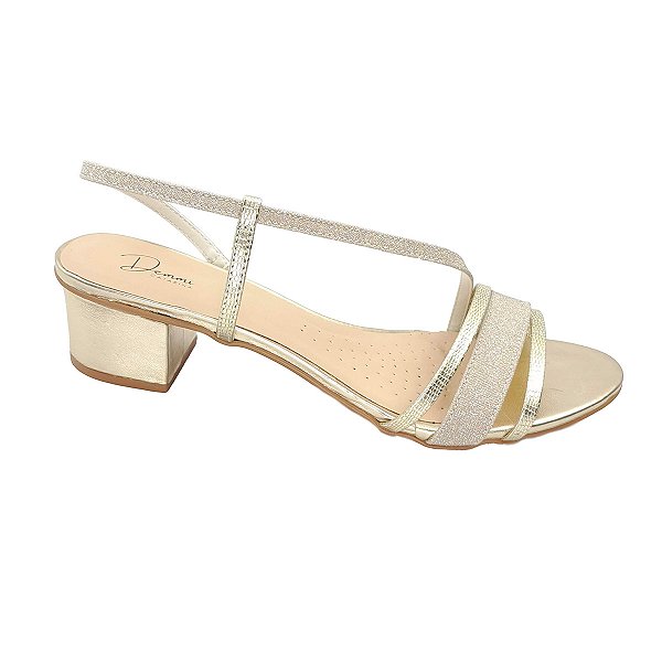 SANDALIA FEMININA DEMMI CATARINA TAMANHO GRANDE BELA34