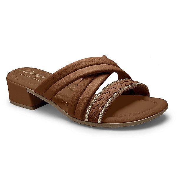 Tamanco Feminino Salto baixo Campesi Tamanho Especial CP711