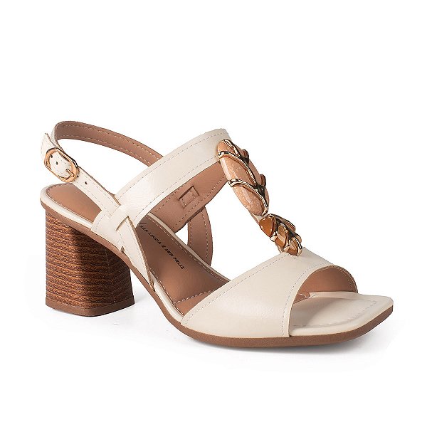 Sandália Feminina Dakota Salto Bloco Estilosa e Versátil Y9762