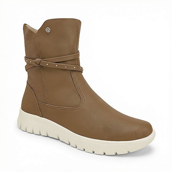 Bota Feminina cano curto Piccadilly tamanho especial 950055-6