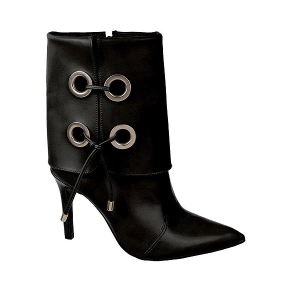 Bota Bebece Simone Mendes salto alto fino T6126-151