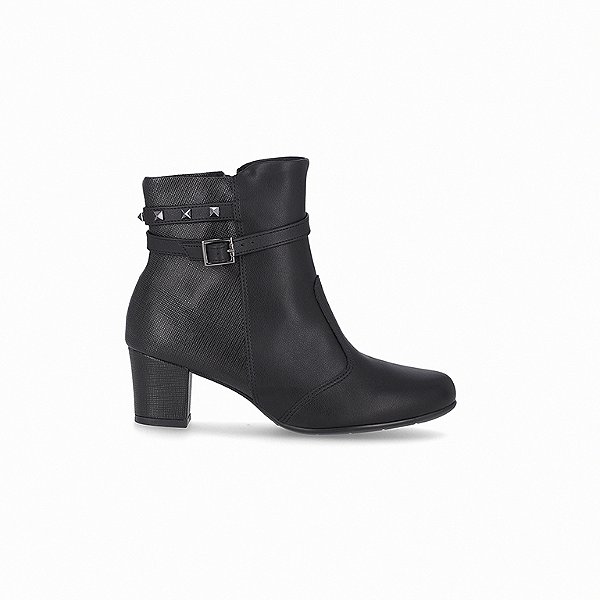 Bota feminina Piccadilly salto grosso tamanho especial 110180-1